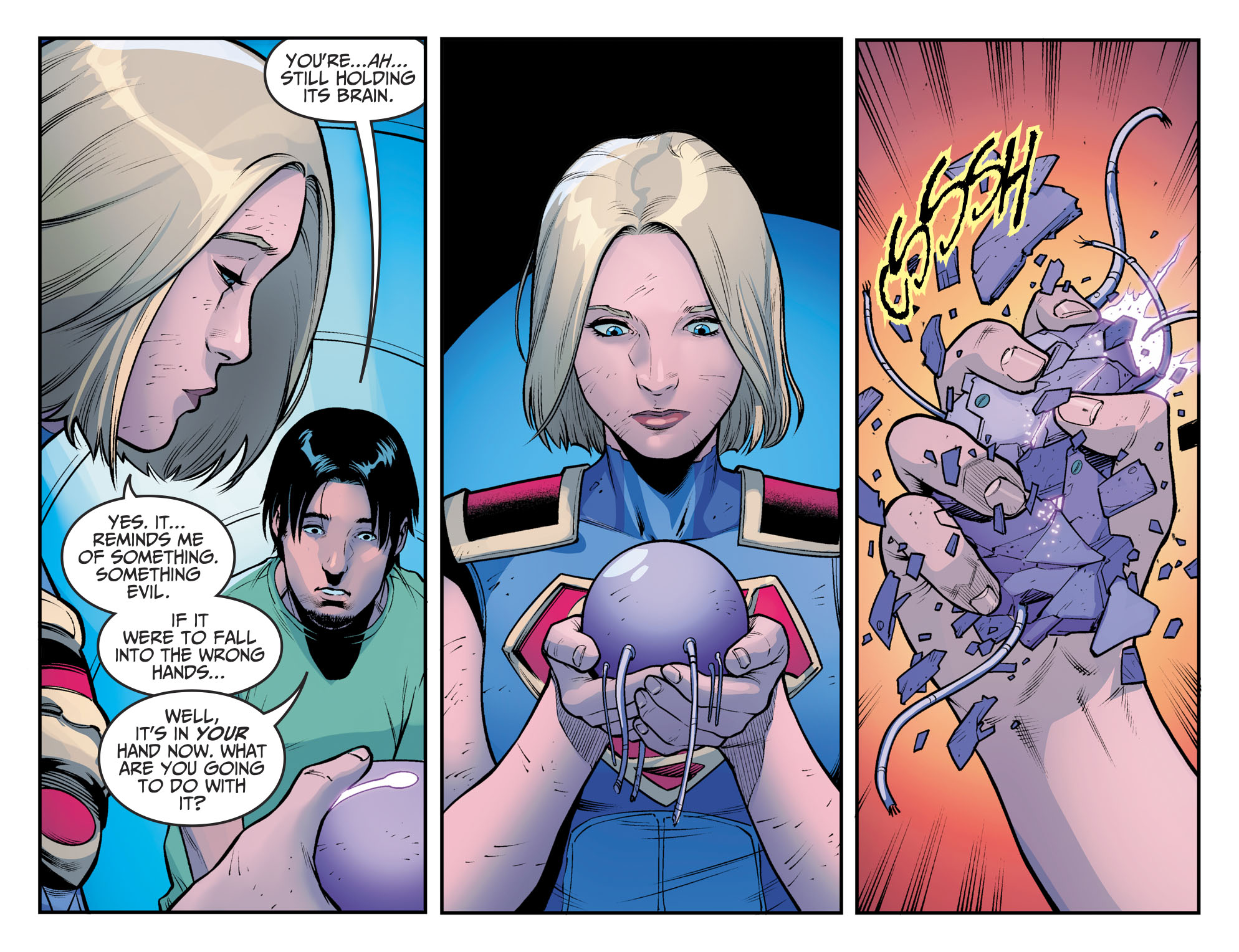 Blue Beetle Meets Supergirl (Injustice II) 