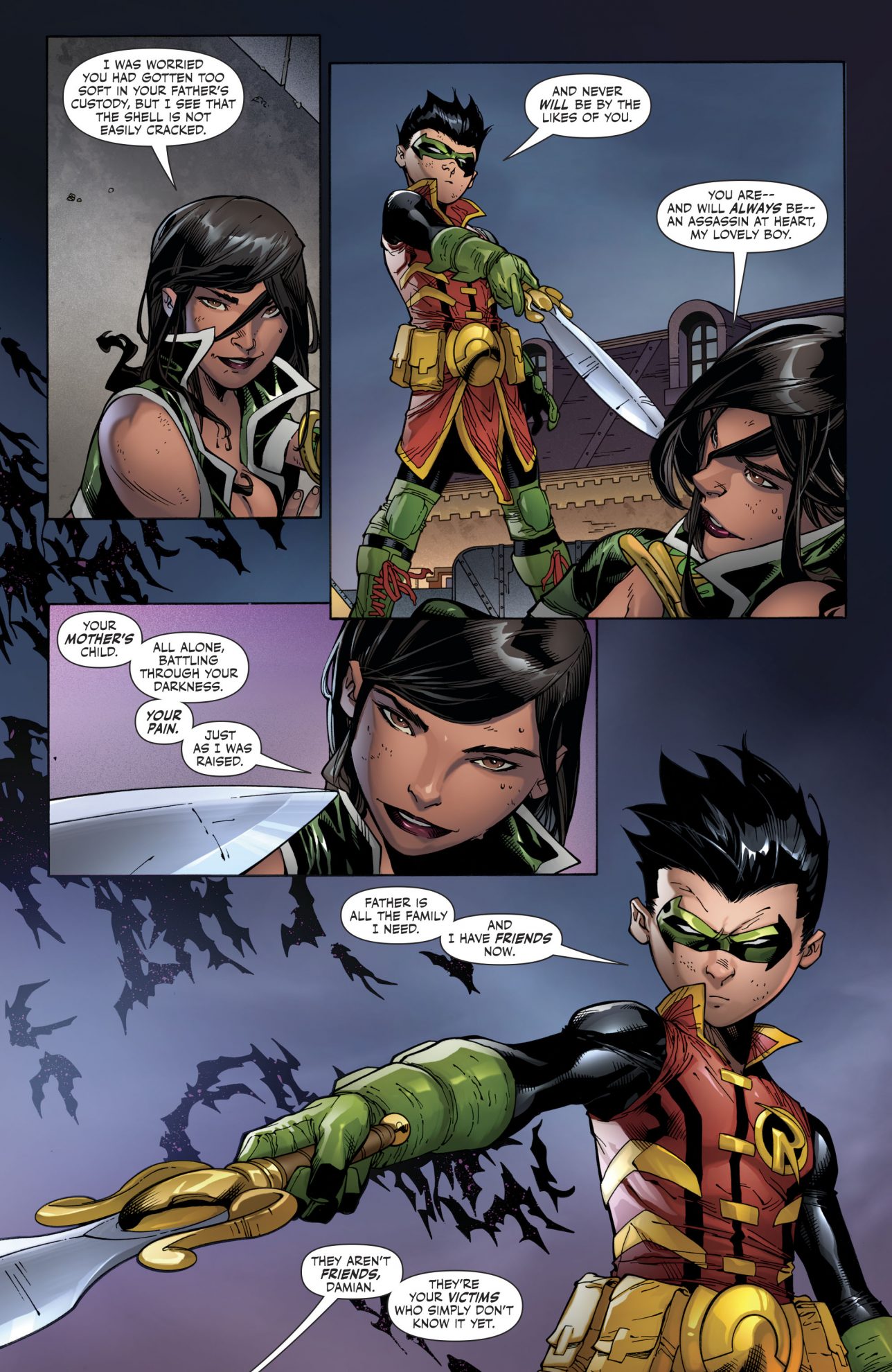 Damian Wayne VS Talia al Ghul (Super Sons #14)