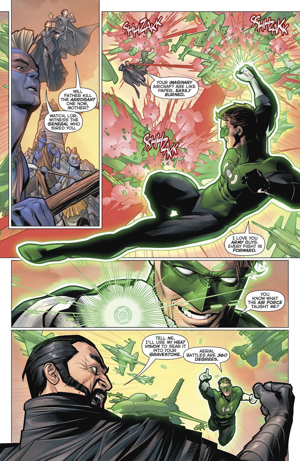 Green Lantern Hal Jordan VS General Zod 