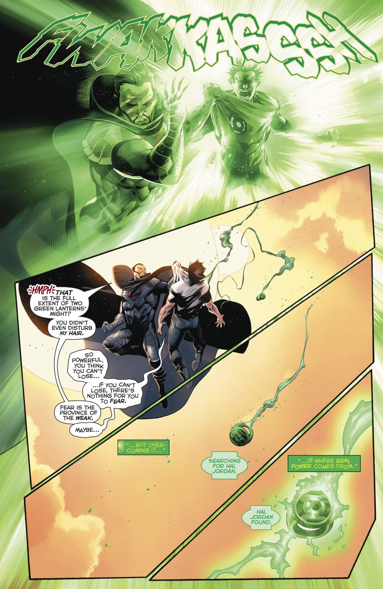 Green Lantern Kyle Rayner VS General Zod