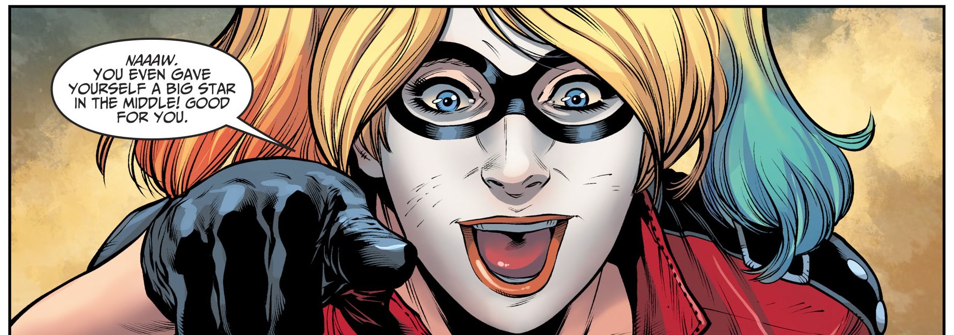 Harley Quinn Meets Booster Gold (Injustice II)