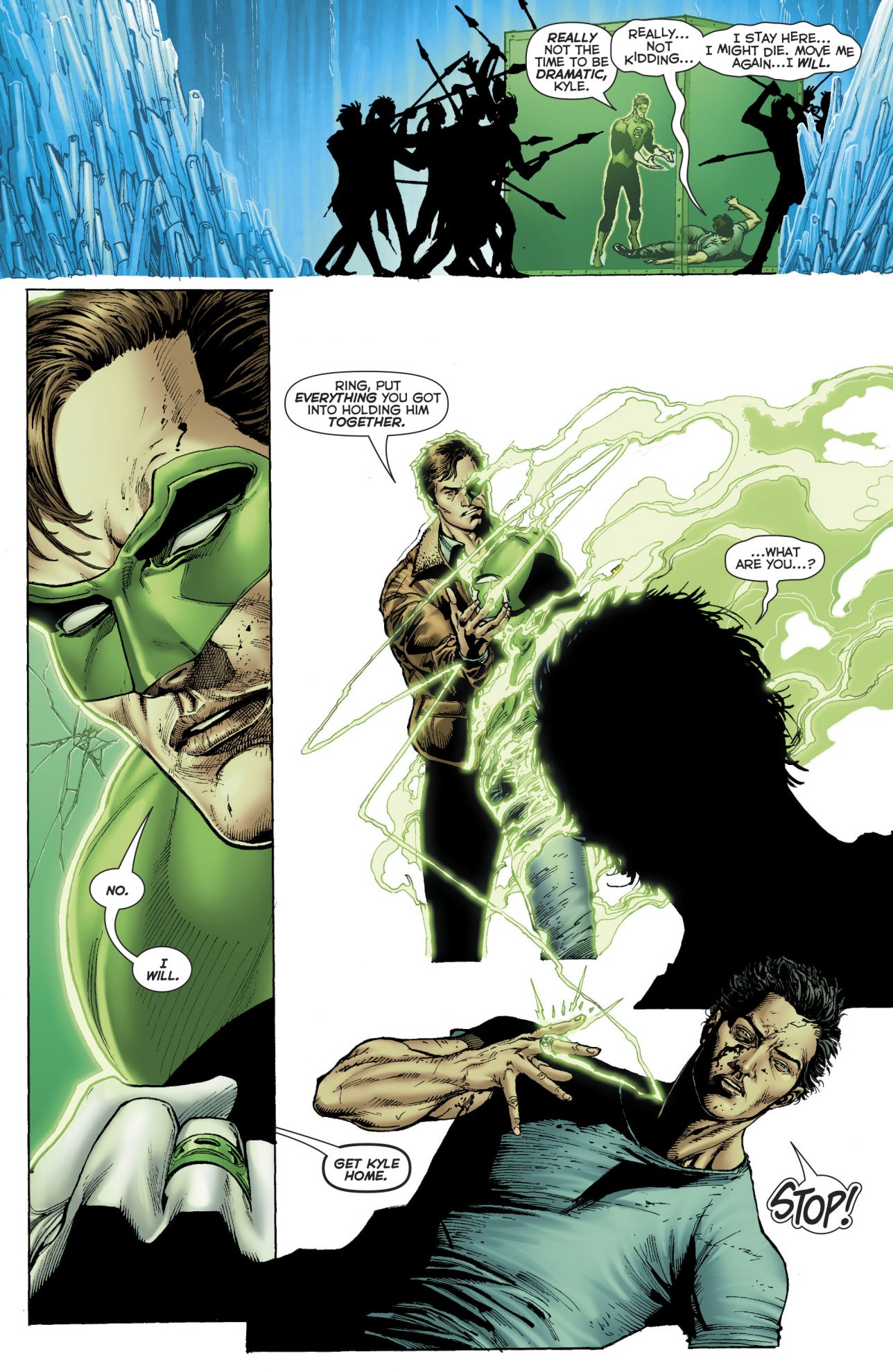 Kyle Rayner Wears Hal Jordan's Ring