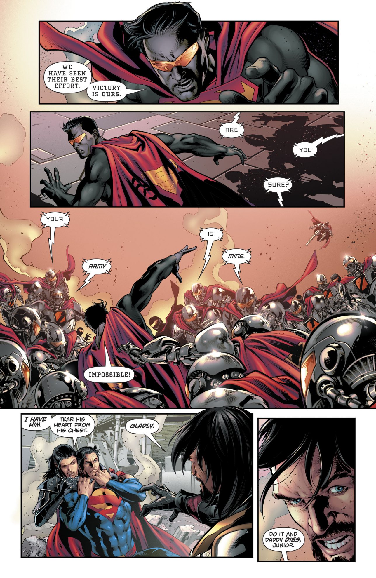 Superman Sees His Kryptonian Mother Die (Rebirth)