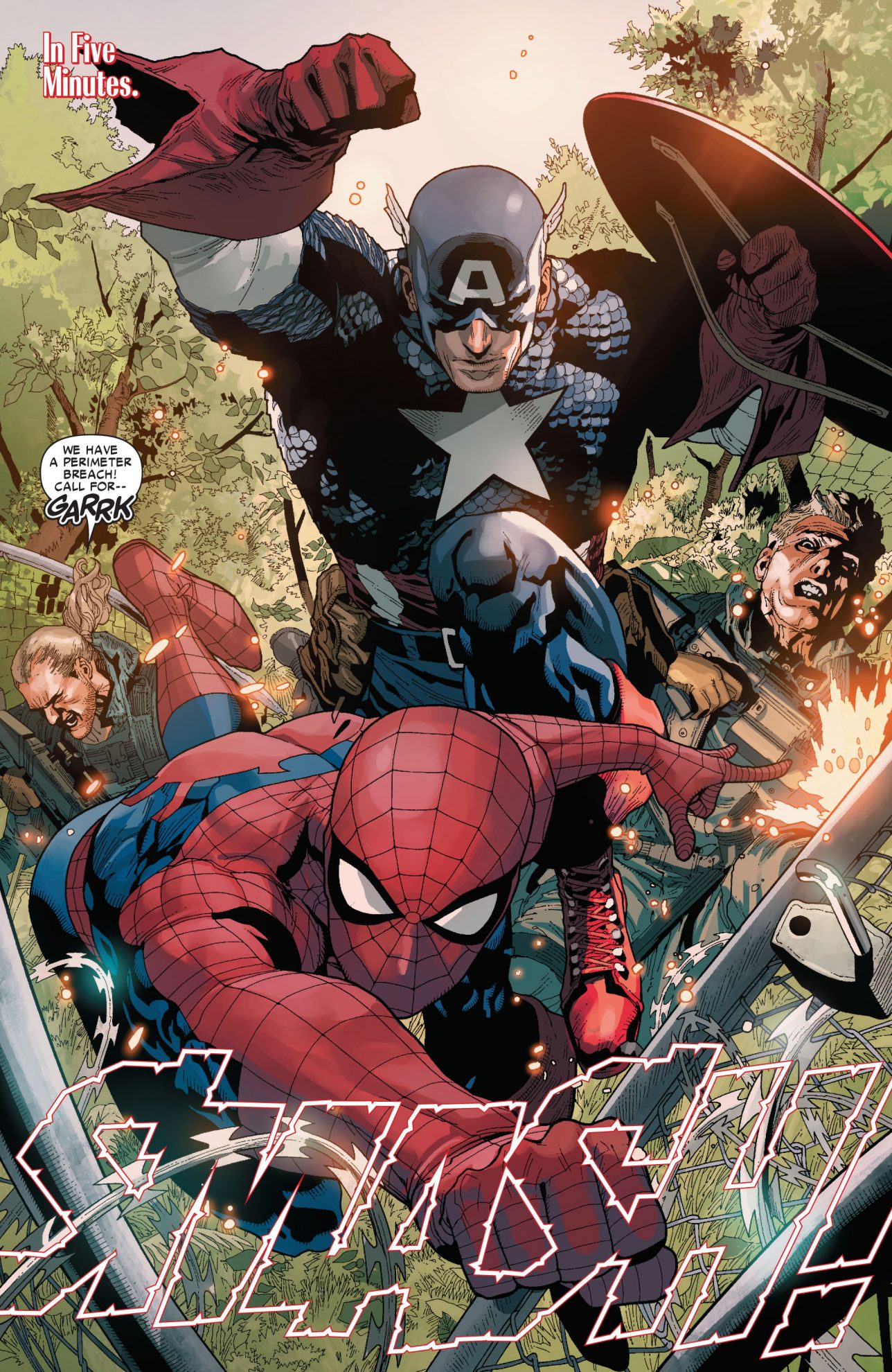 Spider-Man And Captain America VS Copperhead