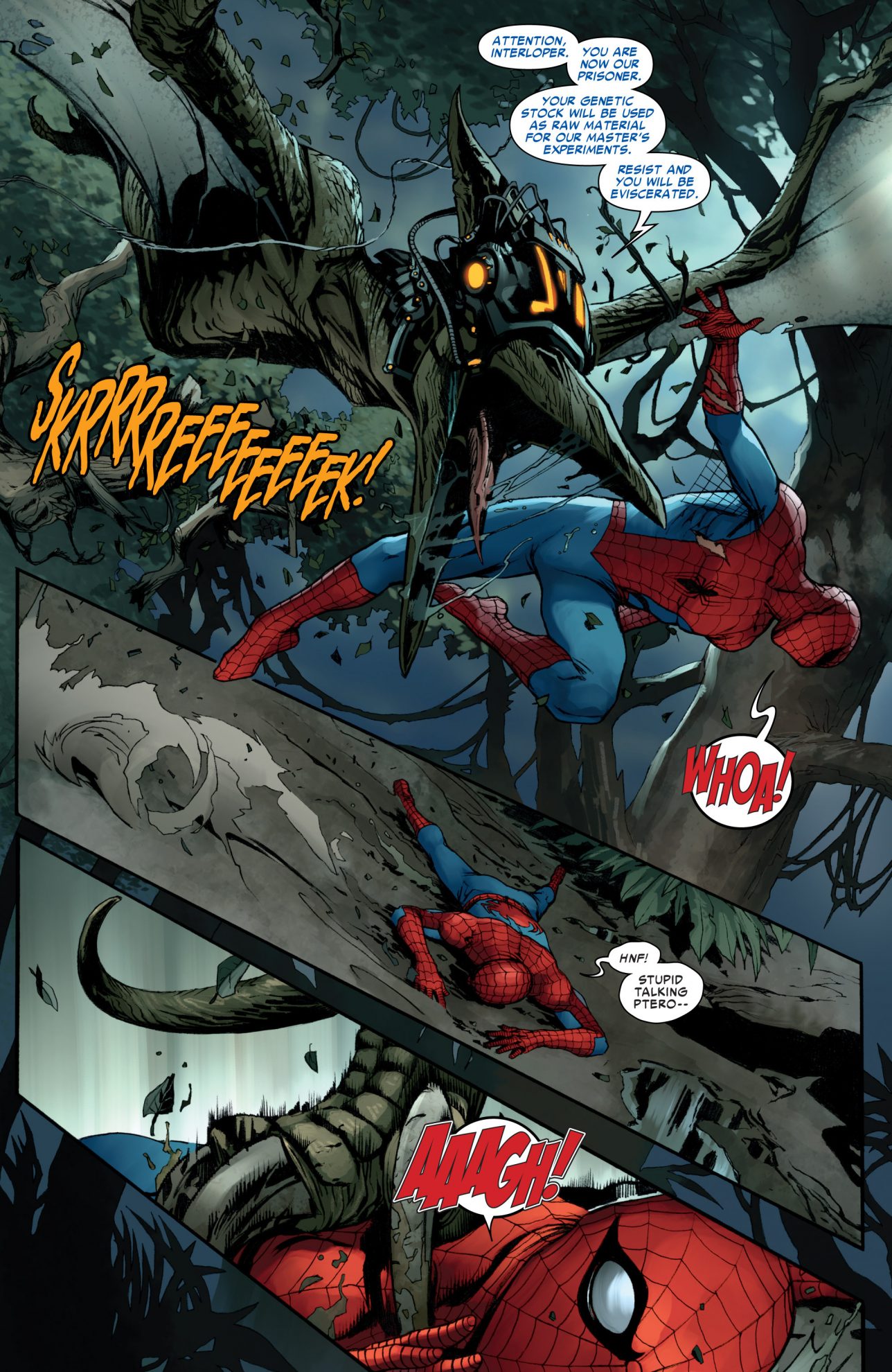 Spider-Man VS Savage Land Dinosaurs