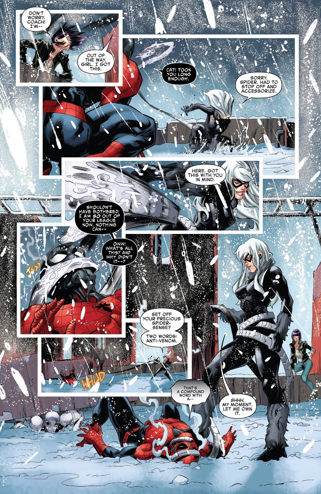 Agent Anti-Venom VS Spider-Man (Maniac Symbiote) 