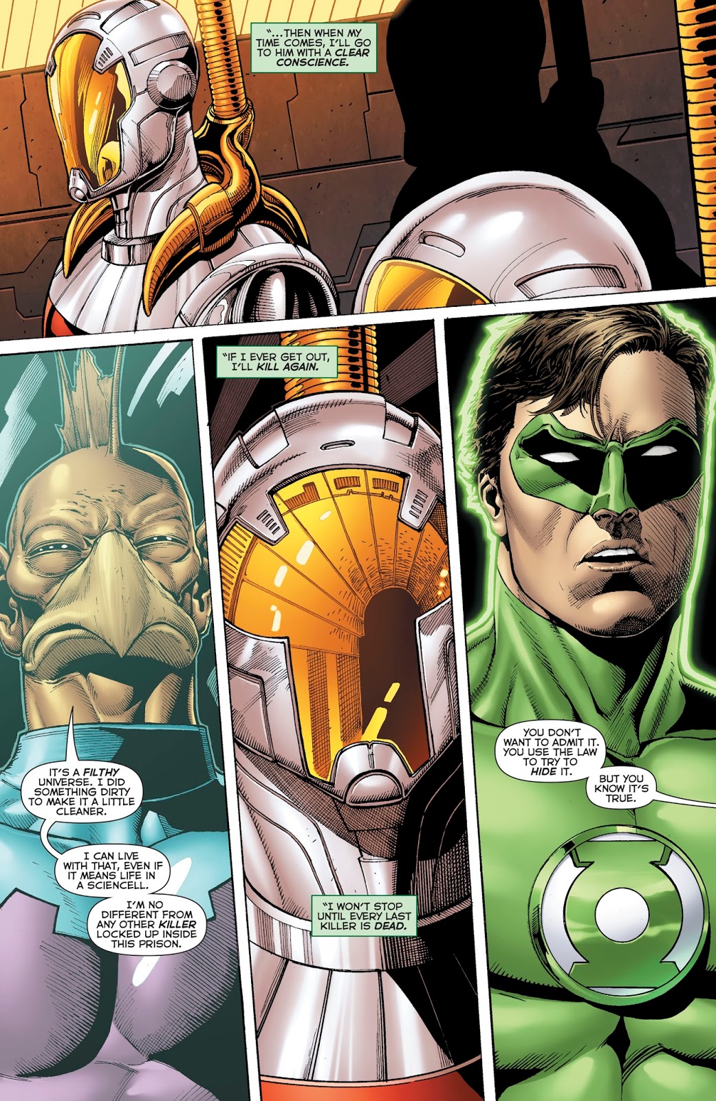 Green Lantern Tomar-Tu Is Ok With Killing Criminals 
