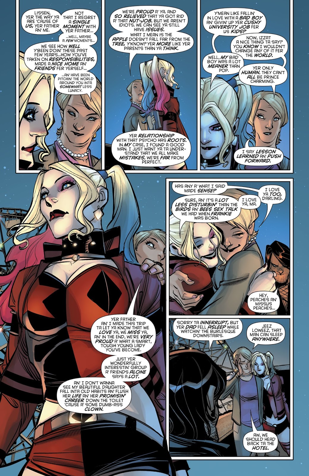 Relationship Advice From Harley Quinn's Mother 