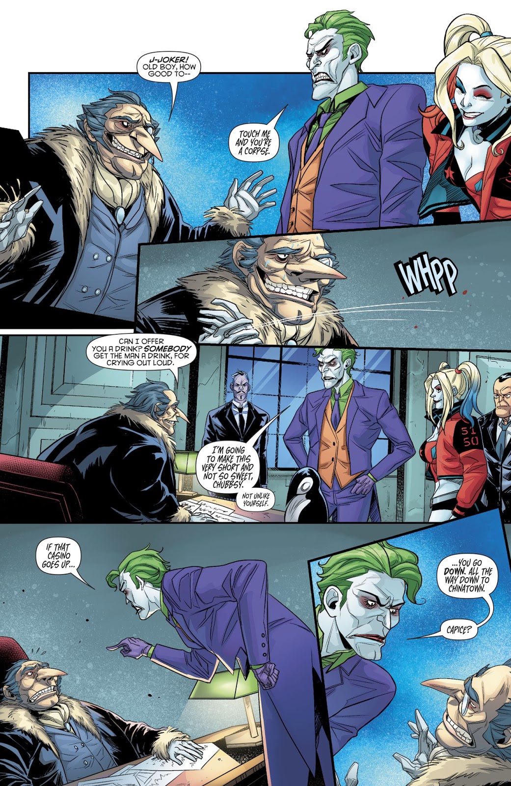 The Penguin Is Afraid Of The Joker (Harley Quinn Vol. 3 #27)