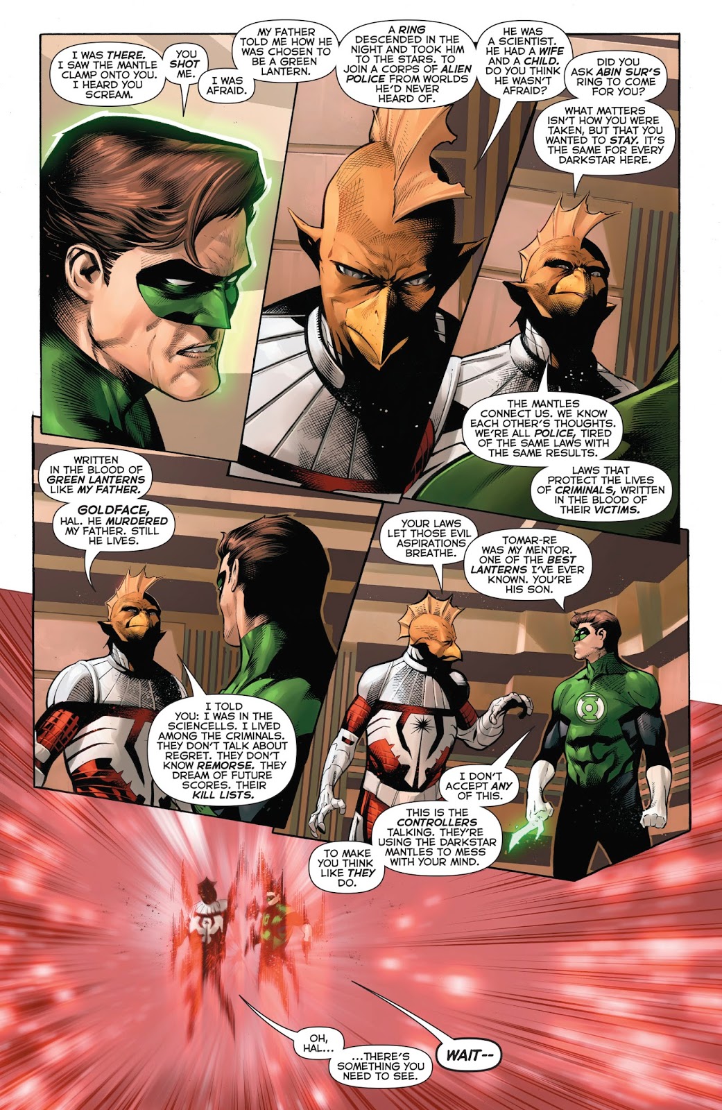 Darkstar Tomar-Tu Tries To Recruit Hal Jordan