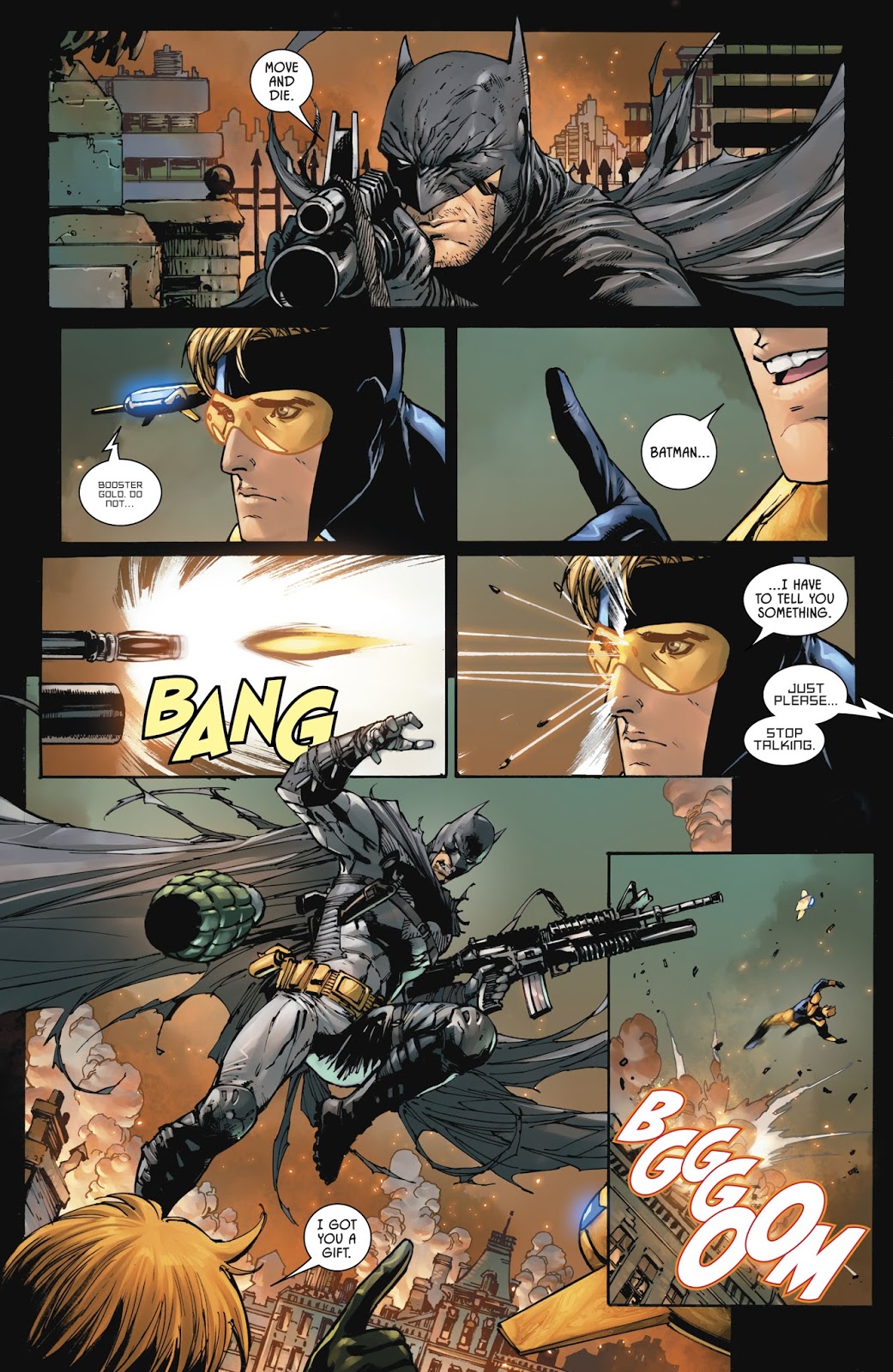 Dick Grayson As A Batman With Guns 