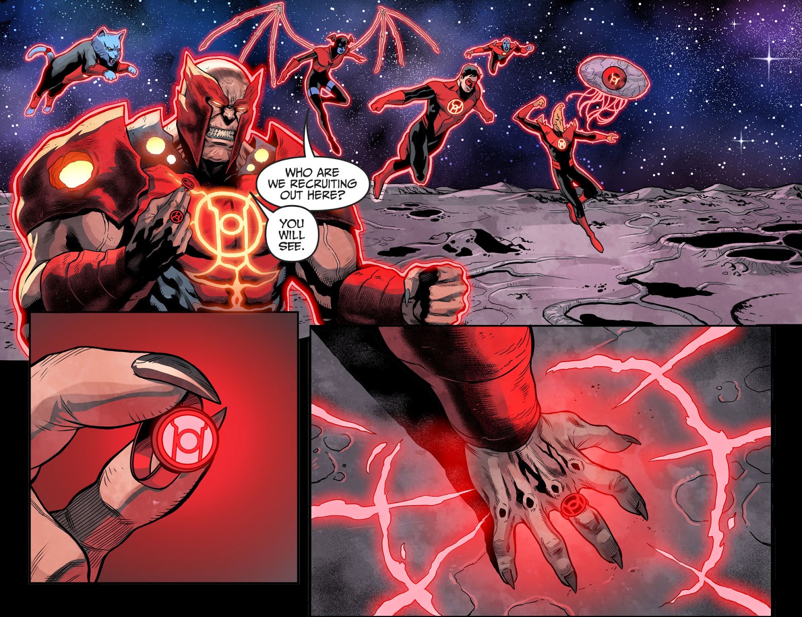 Starro Joins The Red Lantern Corps Injustice Ii Comicnewbies