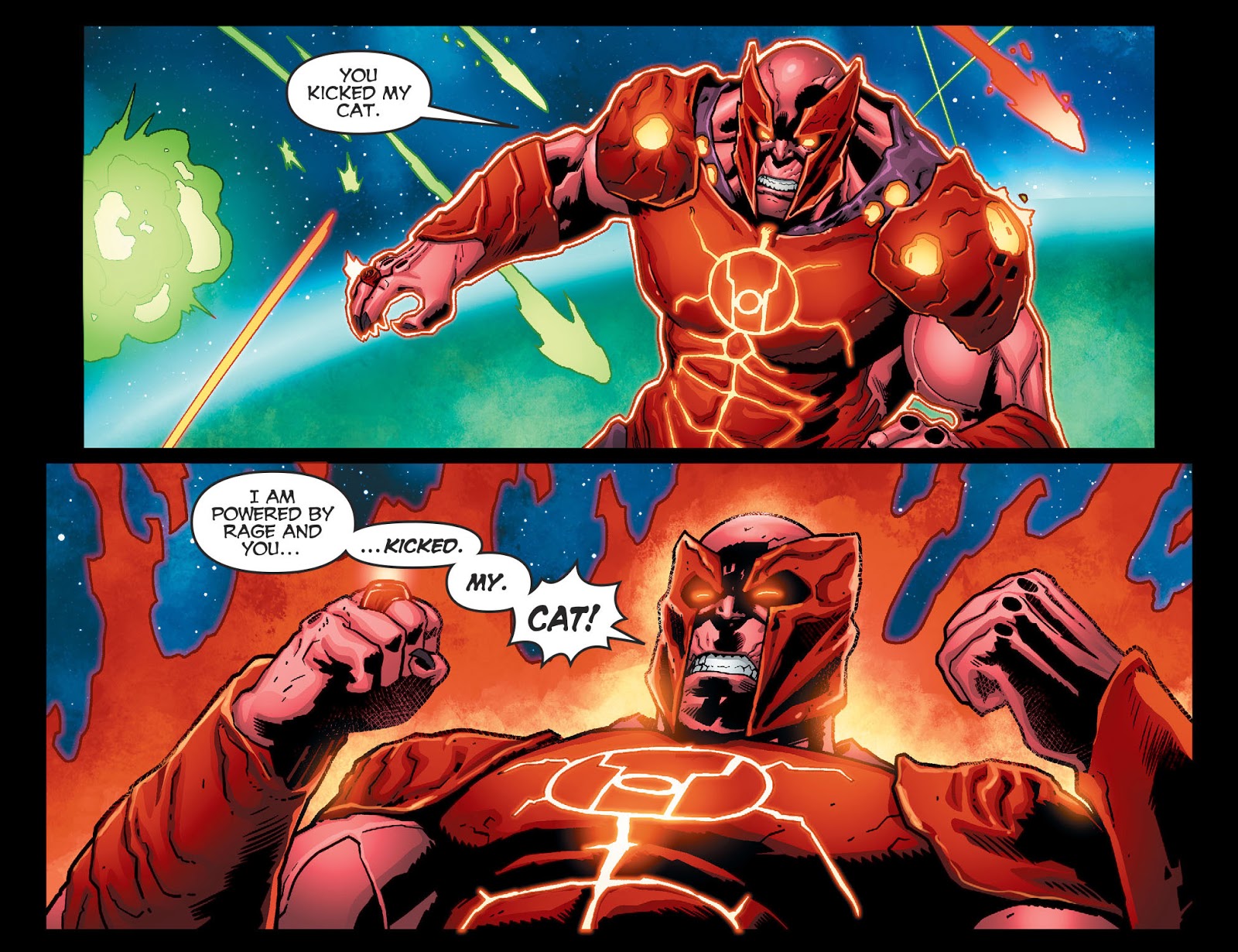 Green Lantern Lobo Hits Atrocitus With A Giant Dildo (Injustice II)