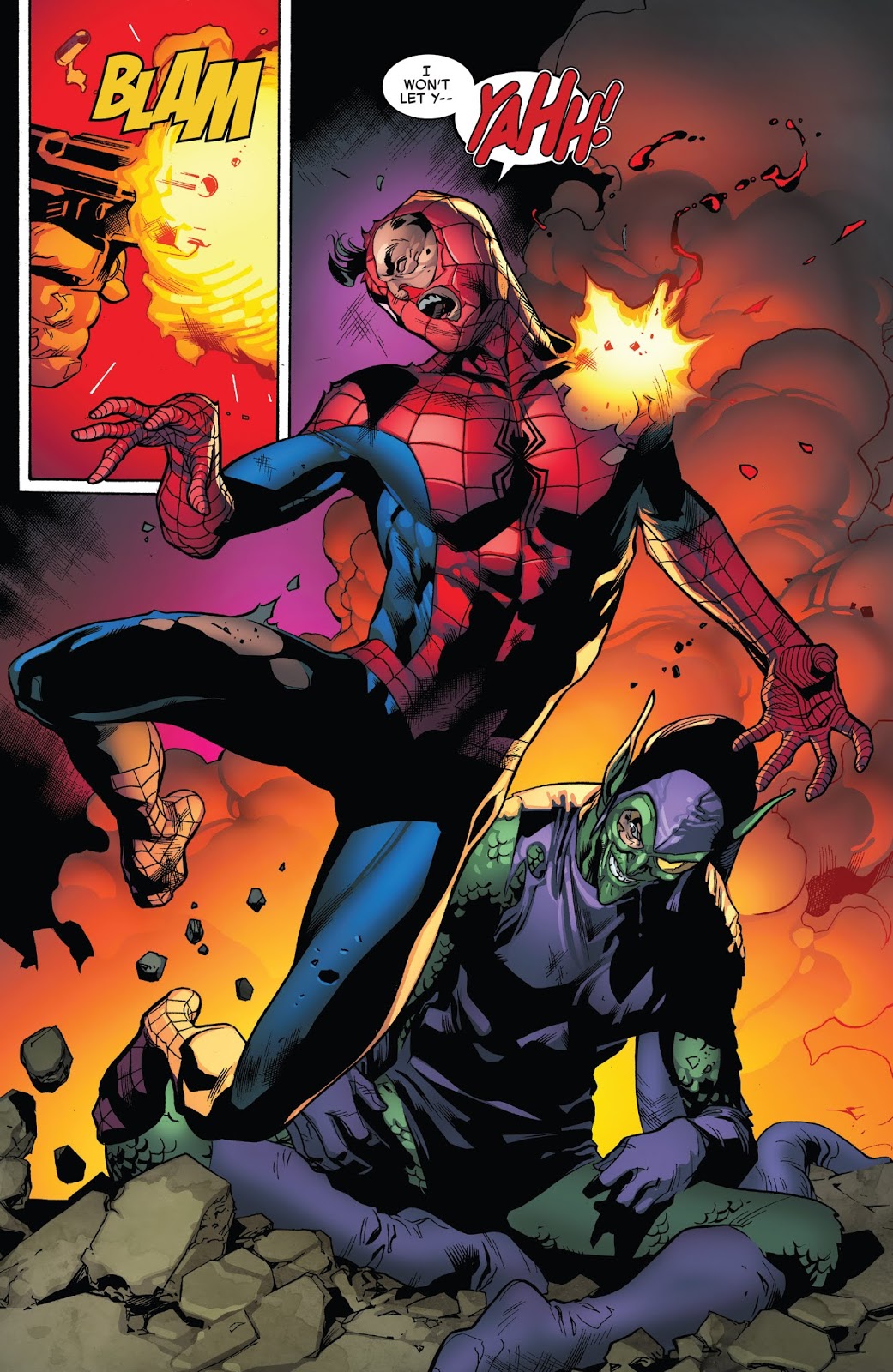 Spider-Man Saves Norman Osborn's Life