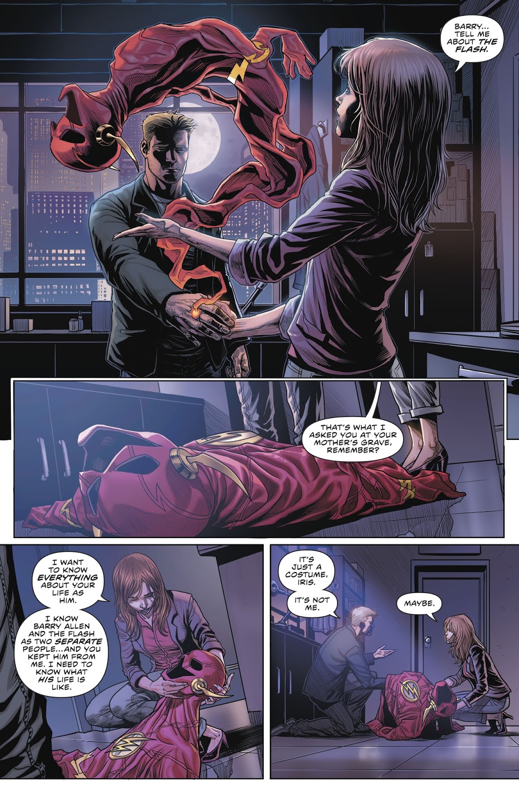 Iris West Loves Barry Allen (Rebirth)