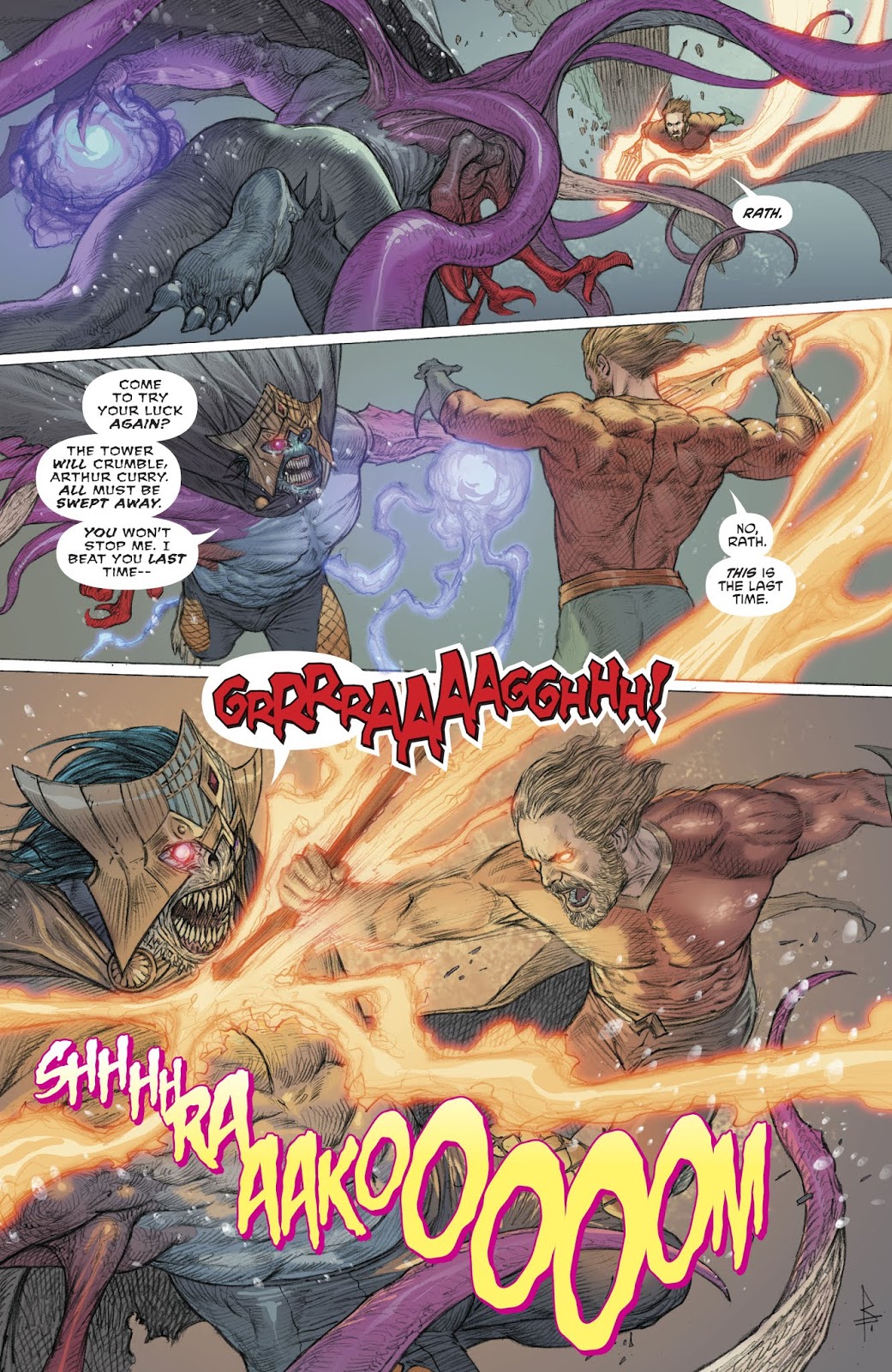 Corum Rath Breaks Aquaman's Trident 