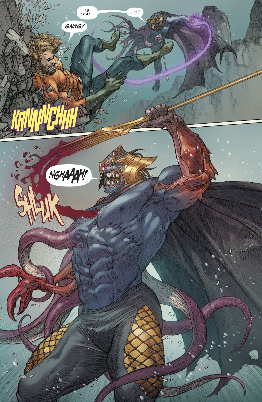 Corum Rath Breaks Aquaman's Trident 