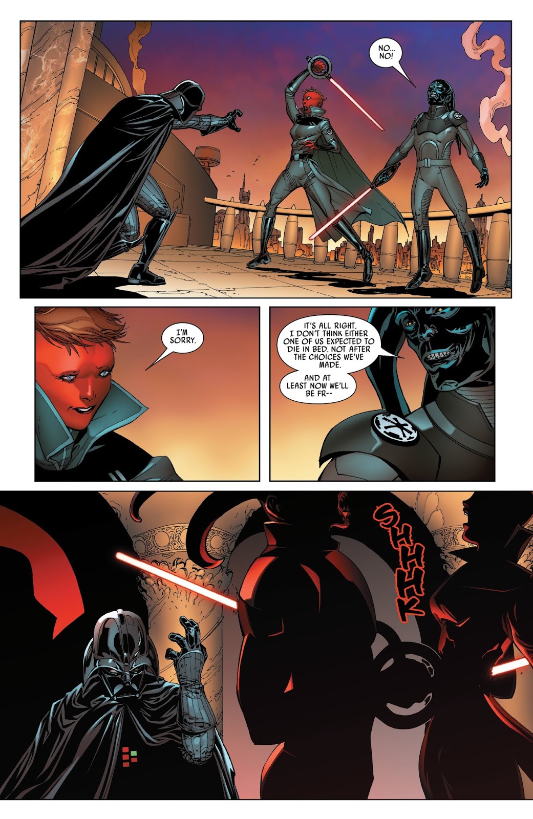 Darth Vader Kills 2 Inquisitors