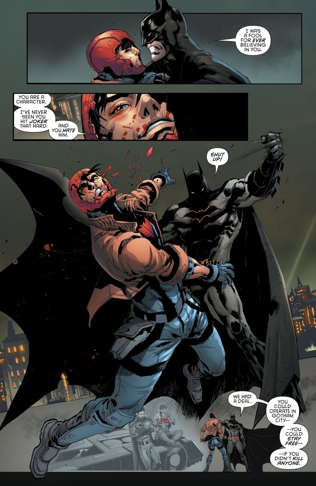 Red Hood VS Batman (Red Hood and the Outlaws Vol. 2 #25)