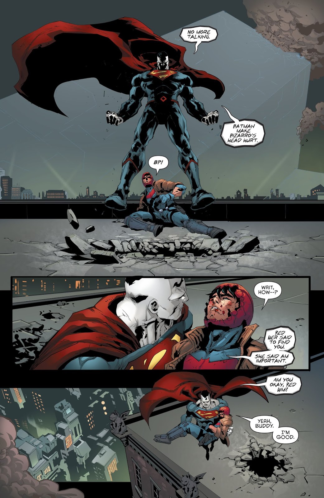 Red Hood VS Batman (Red Hood and the Outlaws Vol. 2 #25)