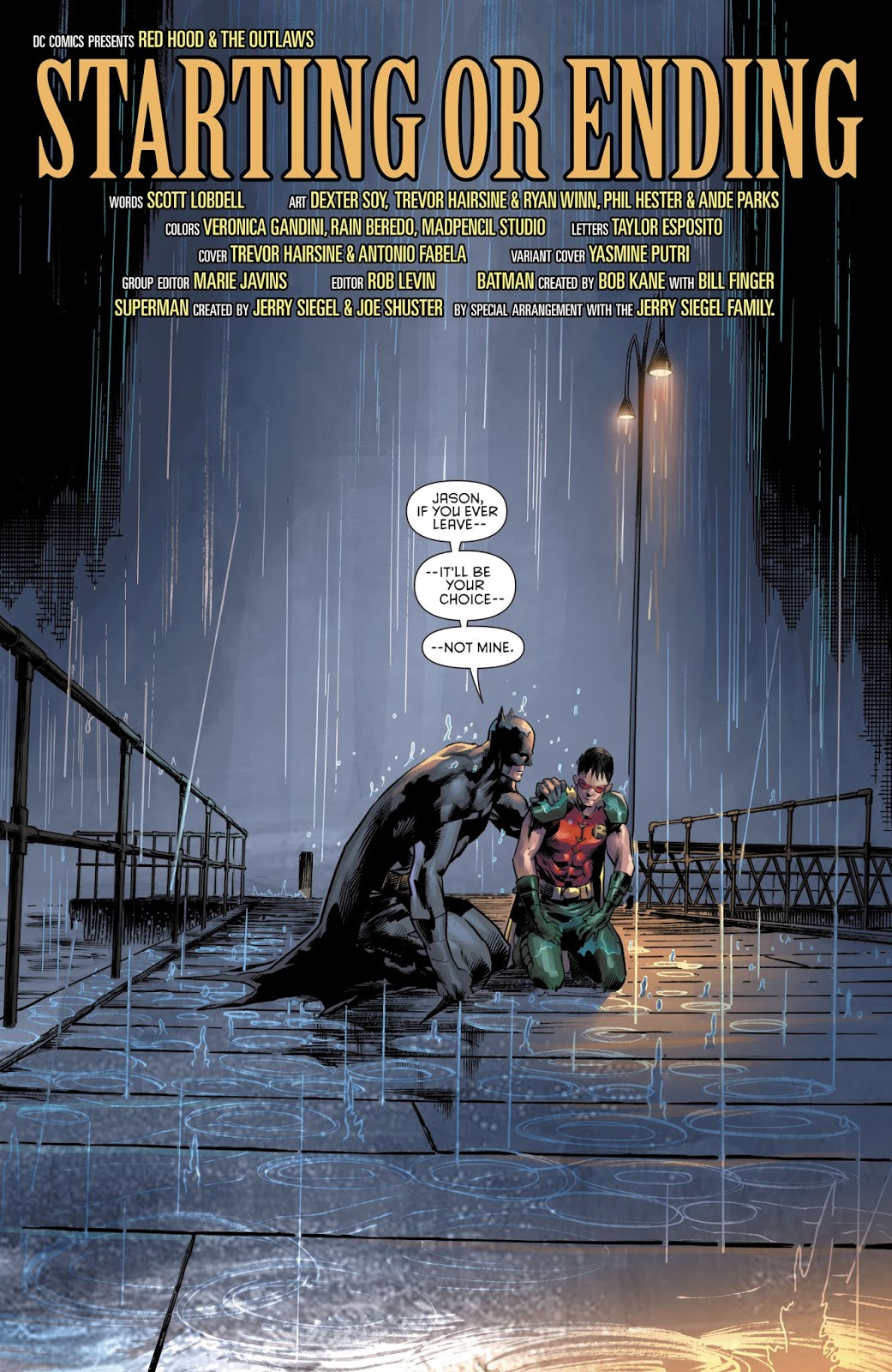 Robin Jason Todd Saves Batman's Life (Rebirth)