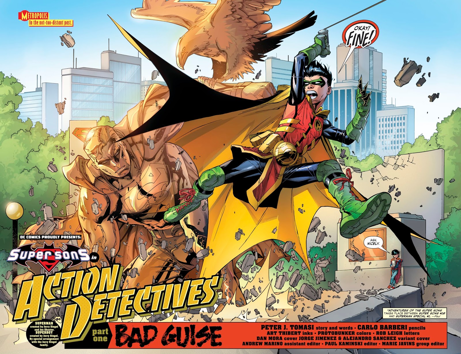 Superboy And Robin VS The Puppeteer (Rebirth)
