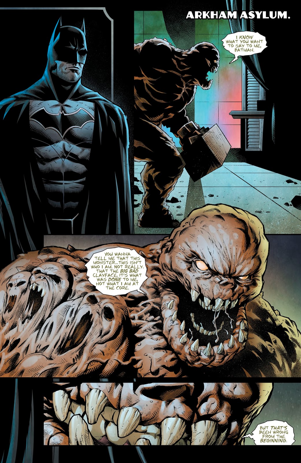 Batman VS Clayface (Detective Comics #972)