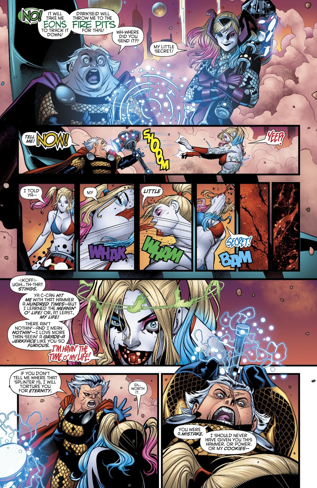 Harley Quinn VS Granny Goodness (Rebirth) 
