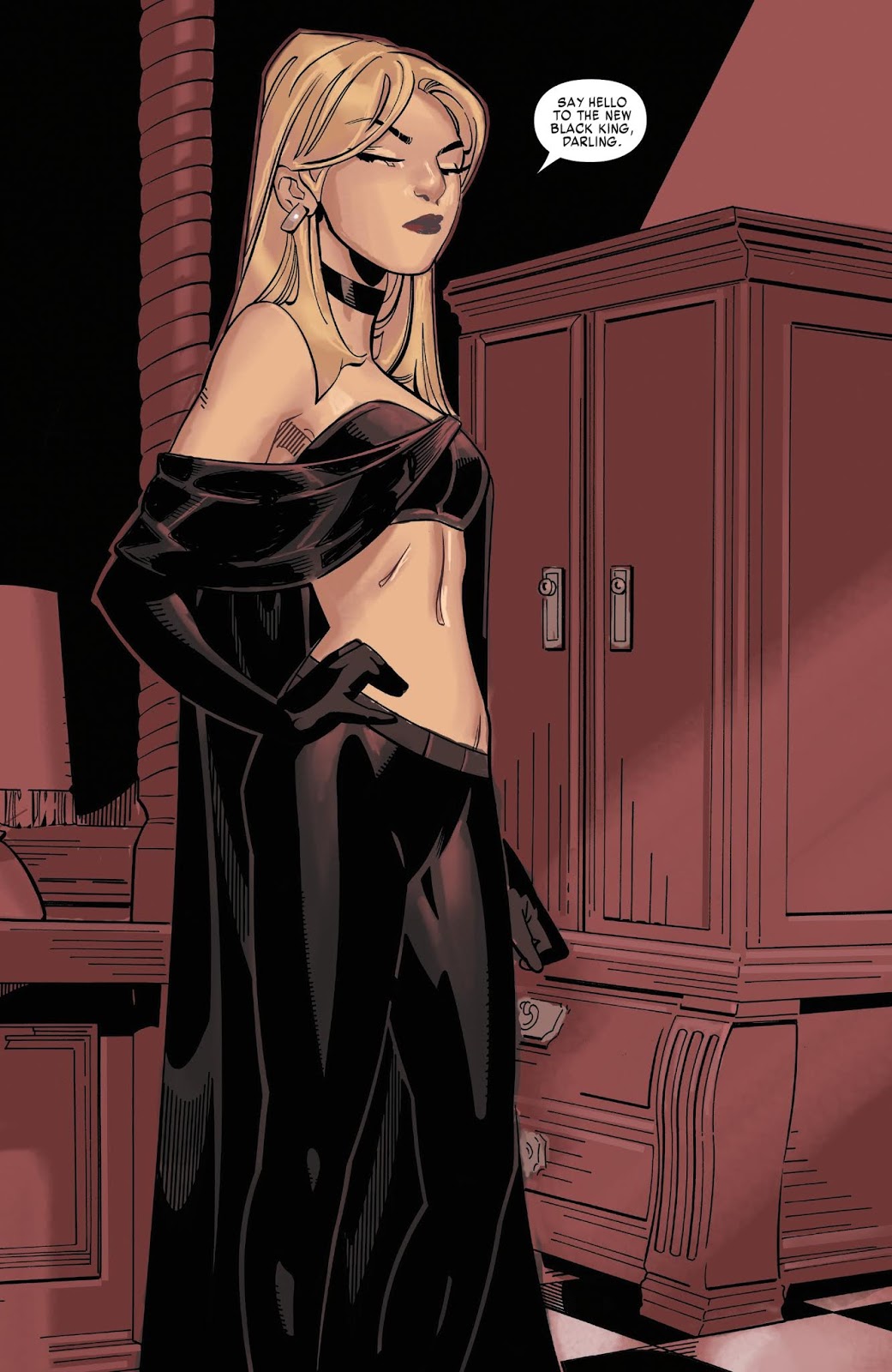 Emma Frost Becomes The Black King Of The Hellfire Club 
