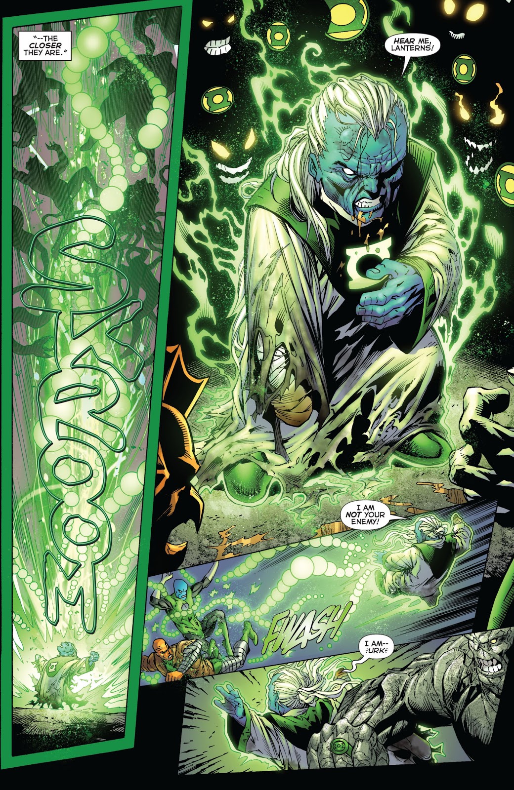 Green Lantern Ganthet VS The Green Lantern Corps