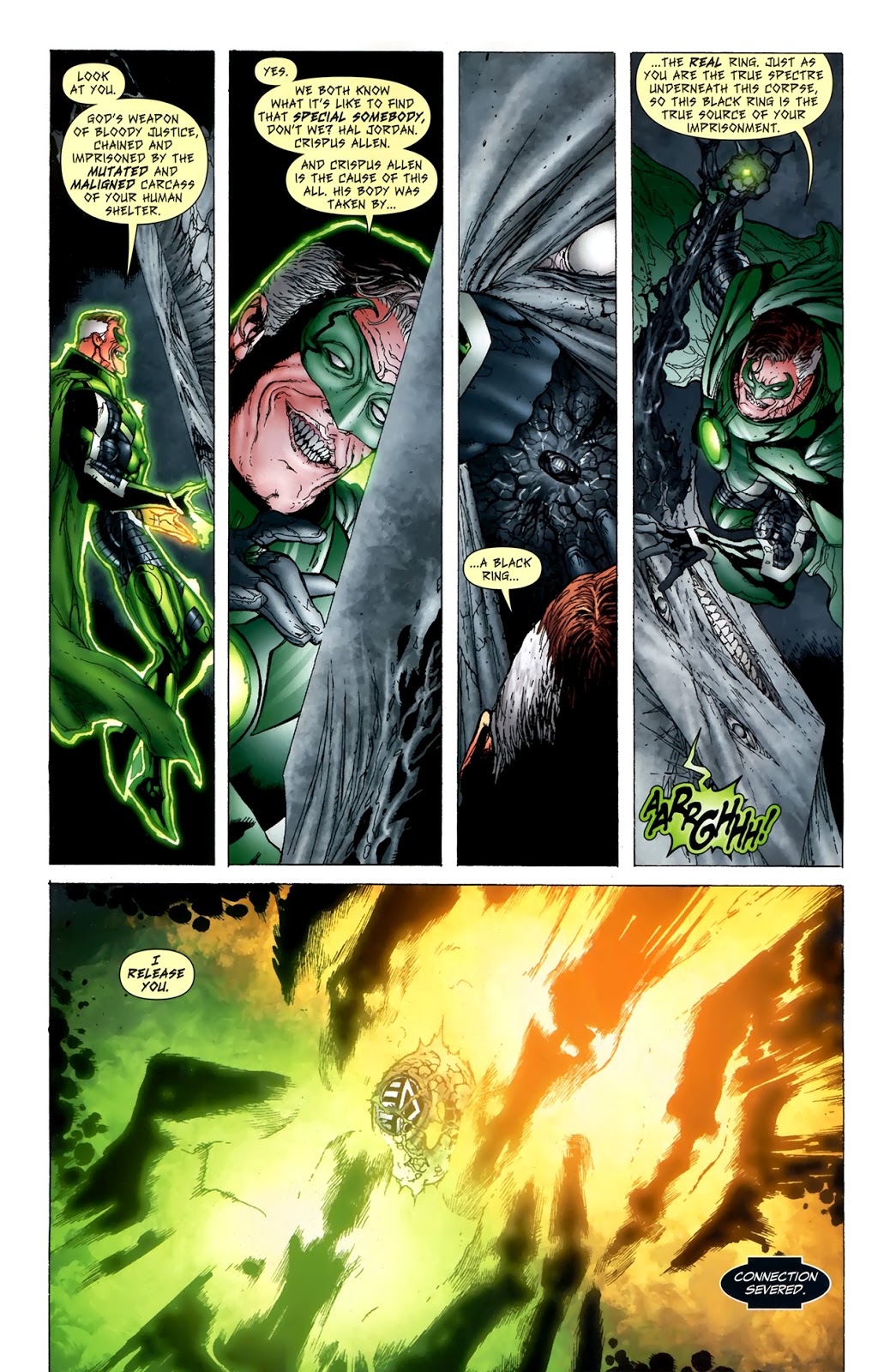 Parallax-Hal Jordan VS Black Lantern Spectre