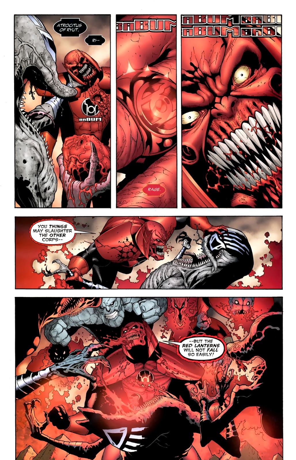 Red Lantern Atrocitus Can Live Without A Heart 