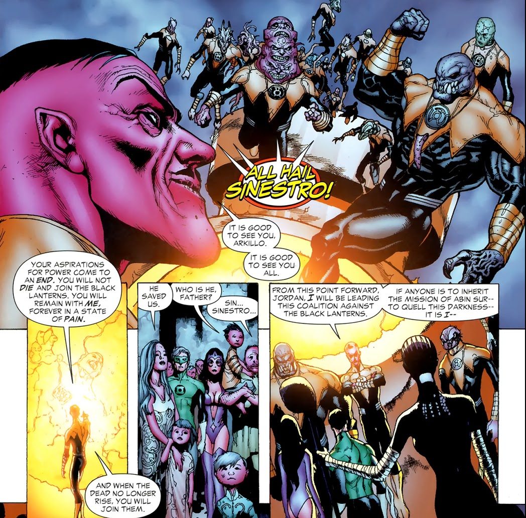 Sinestro VS Mongul (Blackest Night)