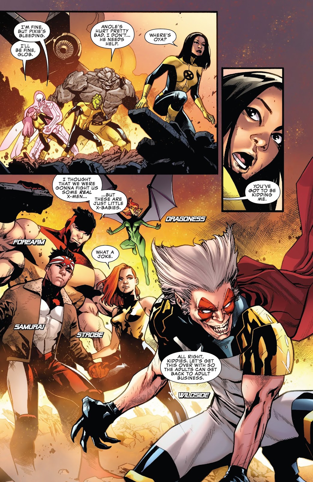 X-Men VS Mutant Liberation Front (Uncanny X-Men Vol 5 #1) 