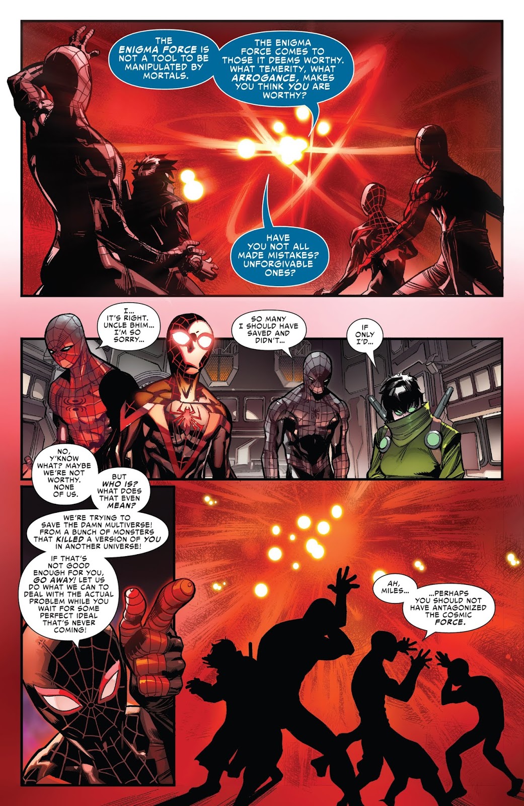 Miles Morales Receives The Enigma Force 