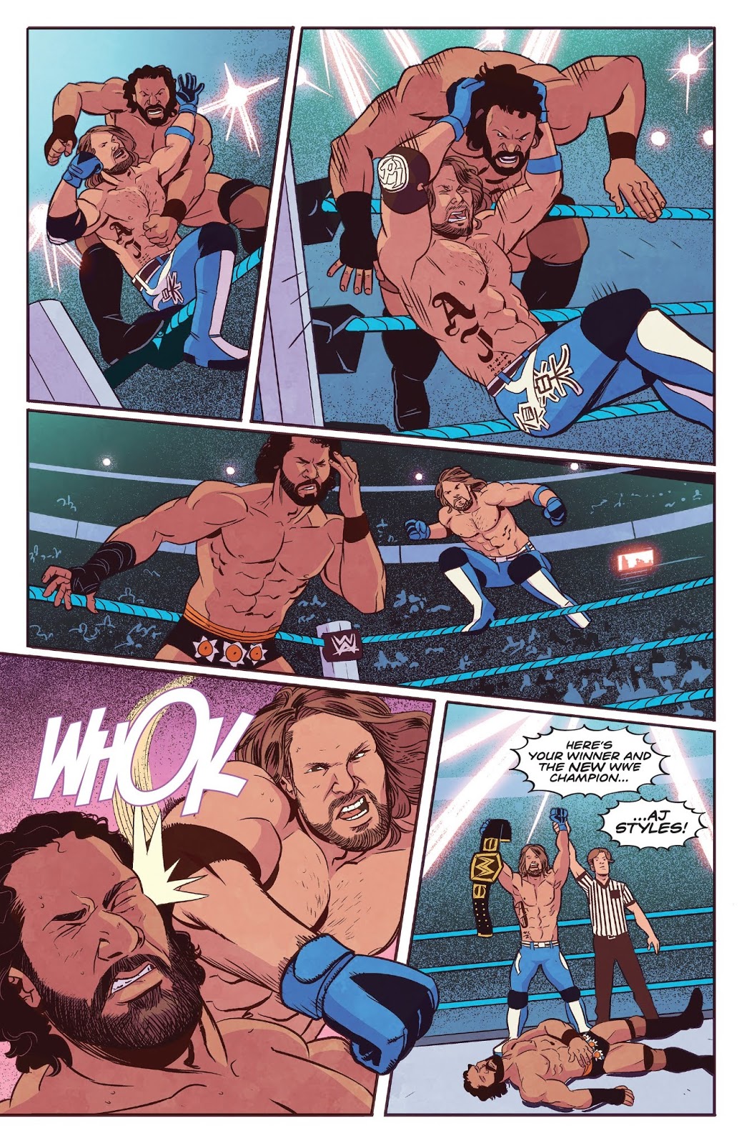 AJ Styles VS Brock Lesnar (Survivor Series 2017) 