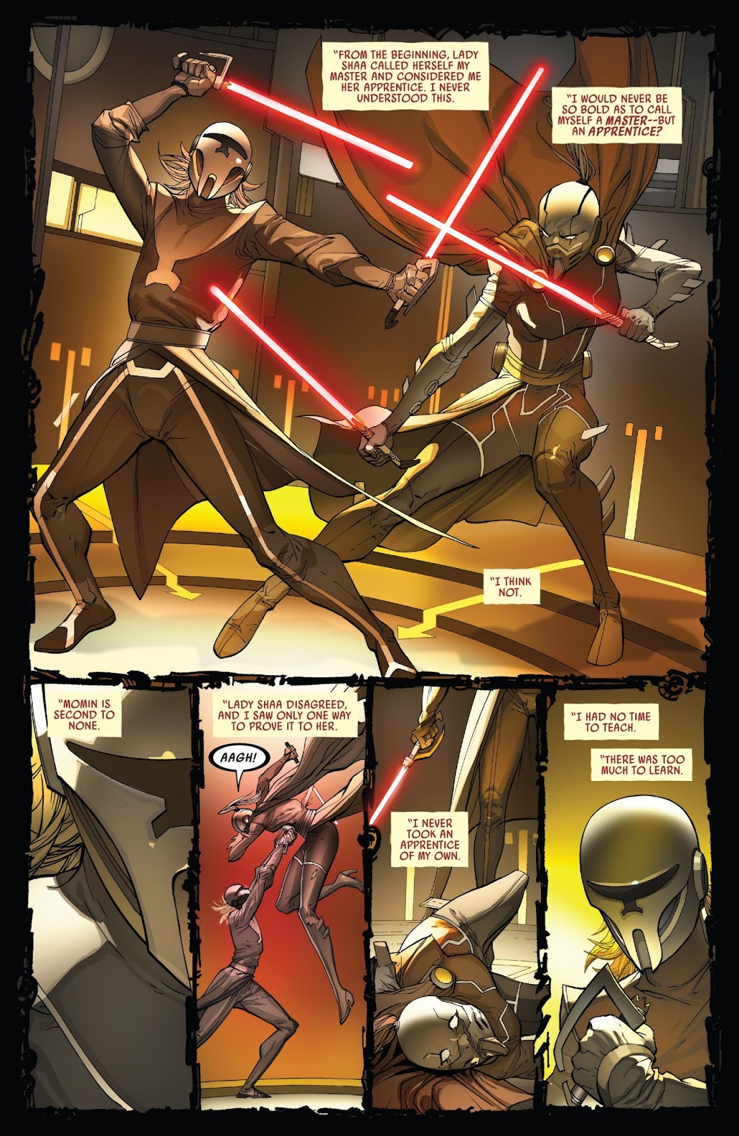 How Lord Momin Became A Sith Comicnewbies