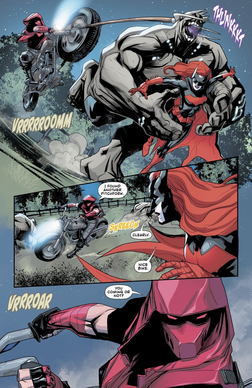 Red Hood And Batwoman VS Mondays 