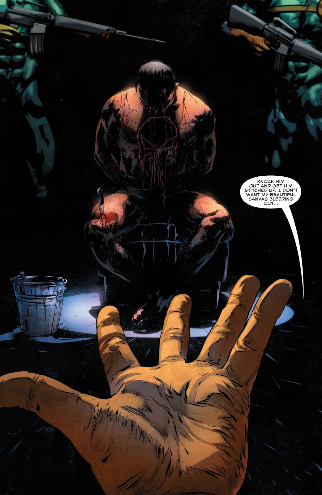 baron zemo tortures the punisher 