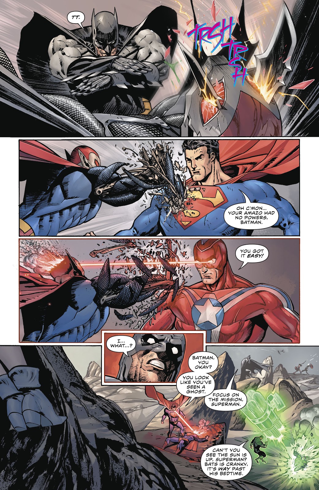 Justice League VS Justice League Of Amazo