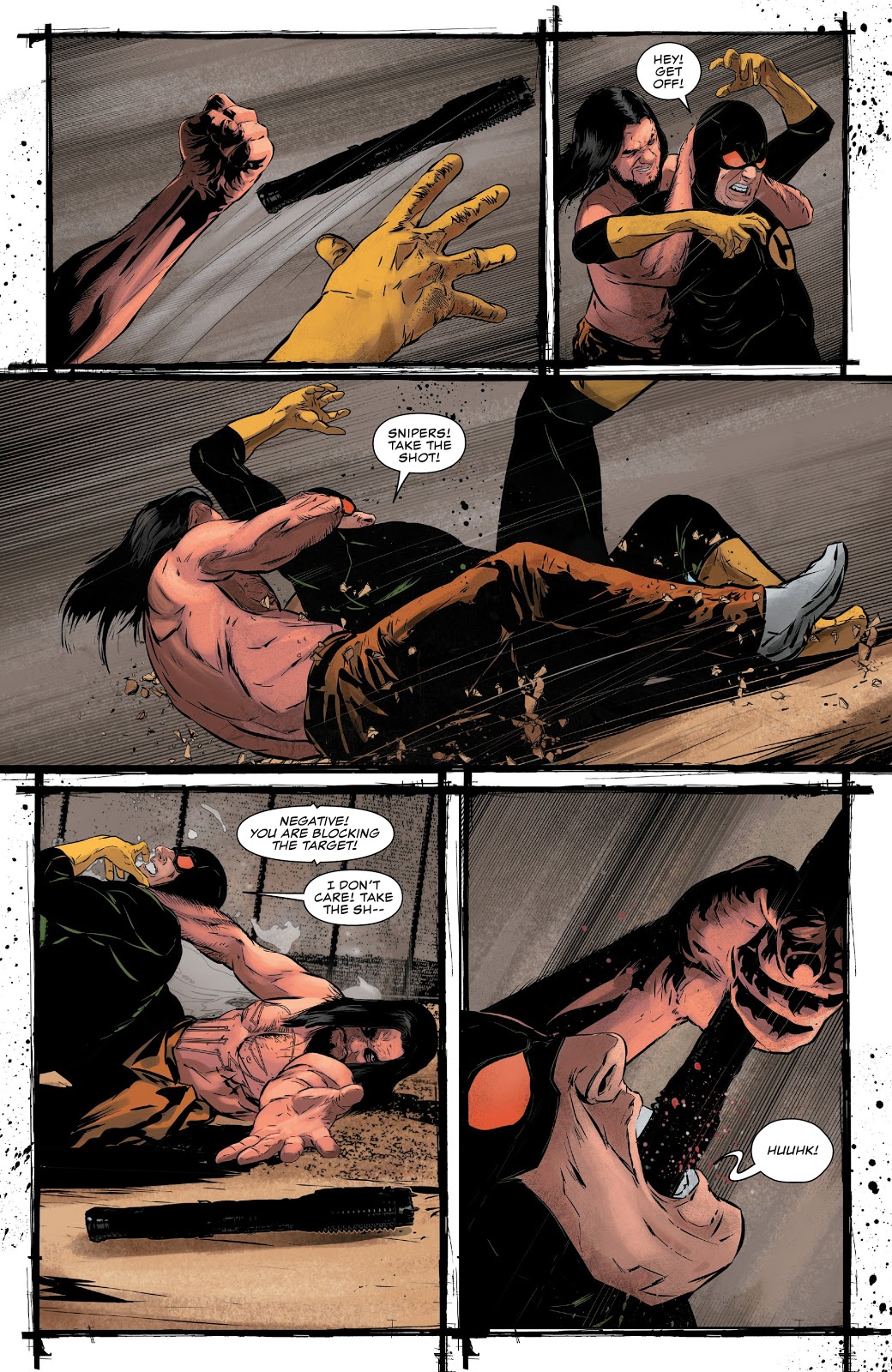 The Punisher Killing A Hydra Prison Guard