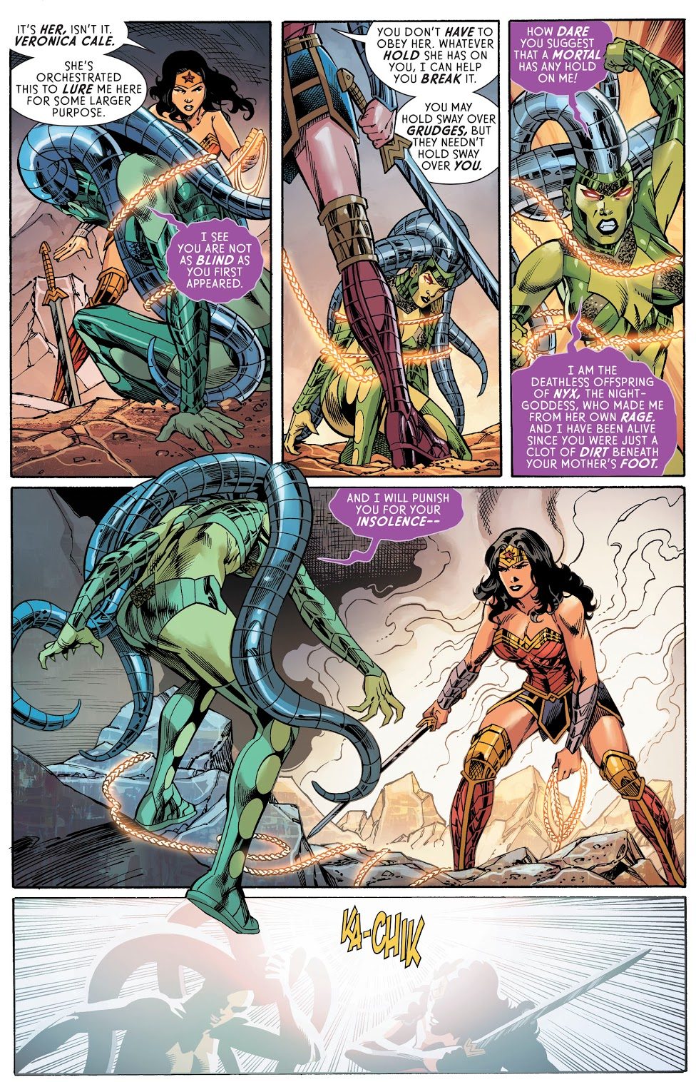 Wonder Woman VS Nemesis (Rebirth) 