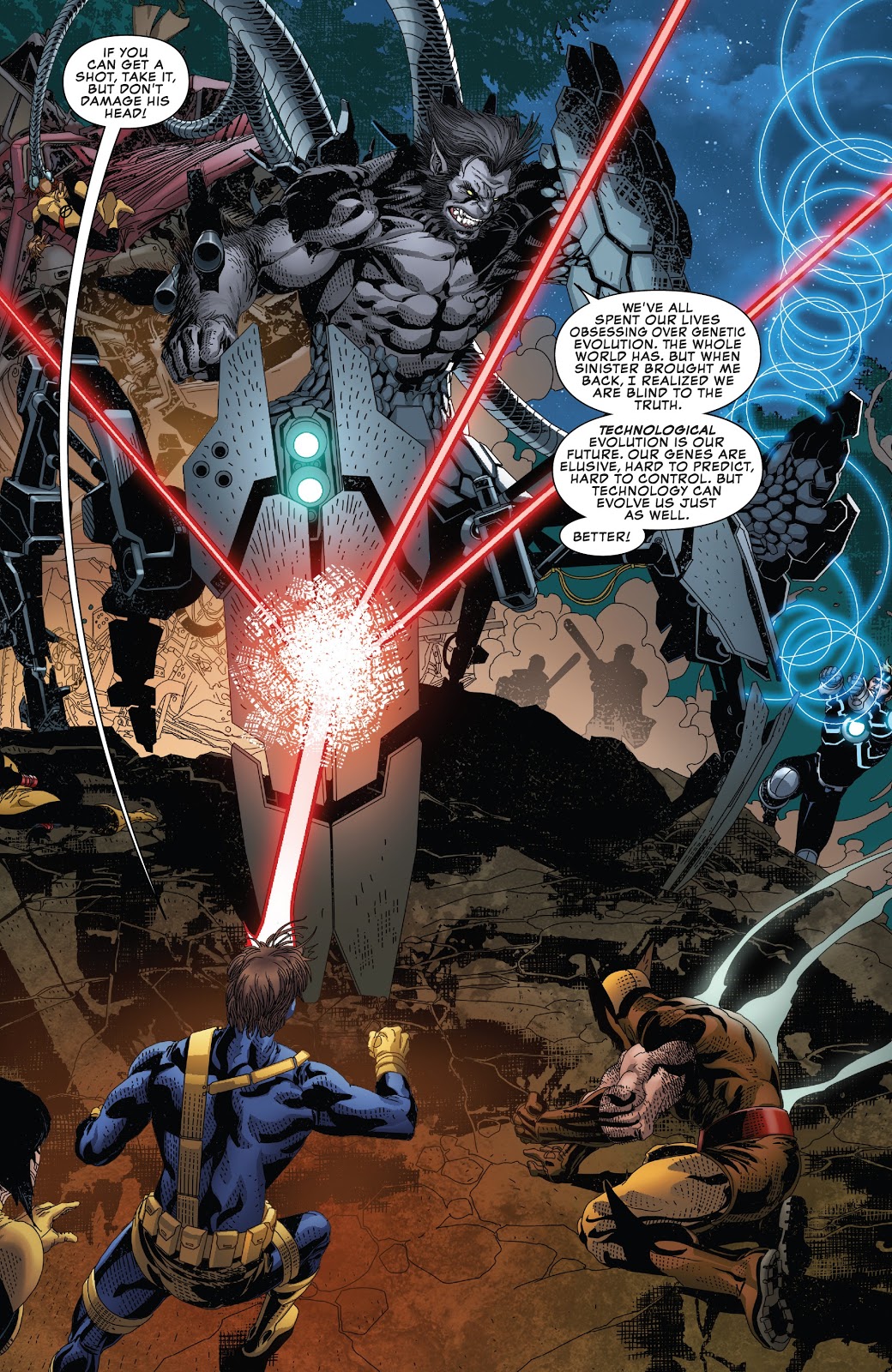 X-Men VS Cyborg Dark Beast