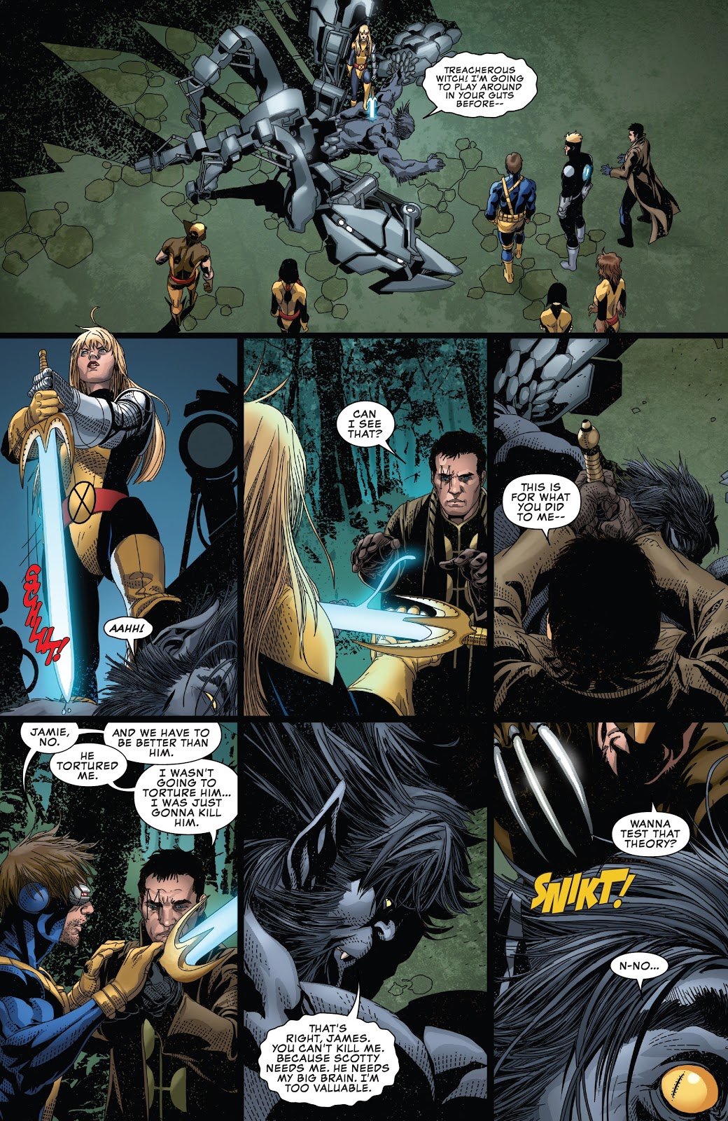 X-Men VS Cyborg Dark Beast