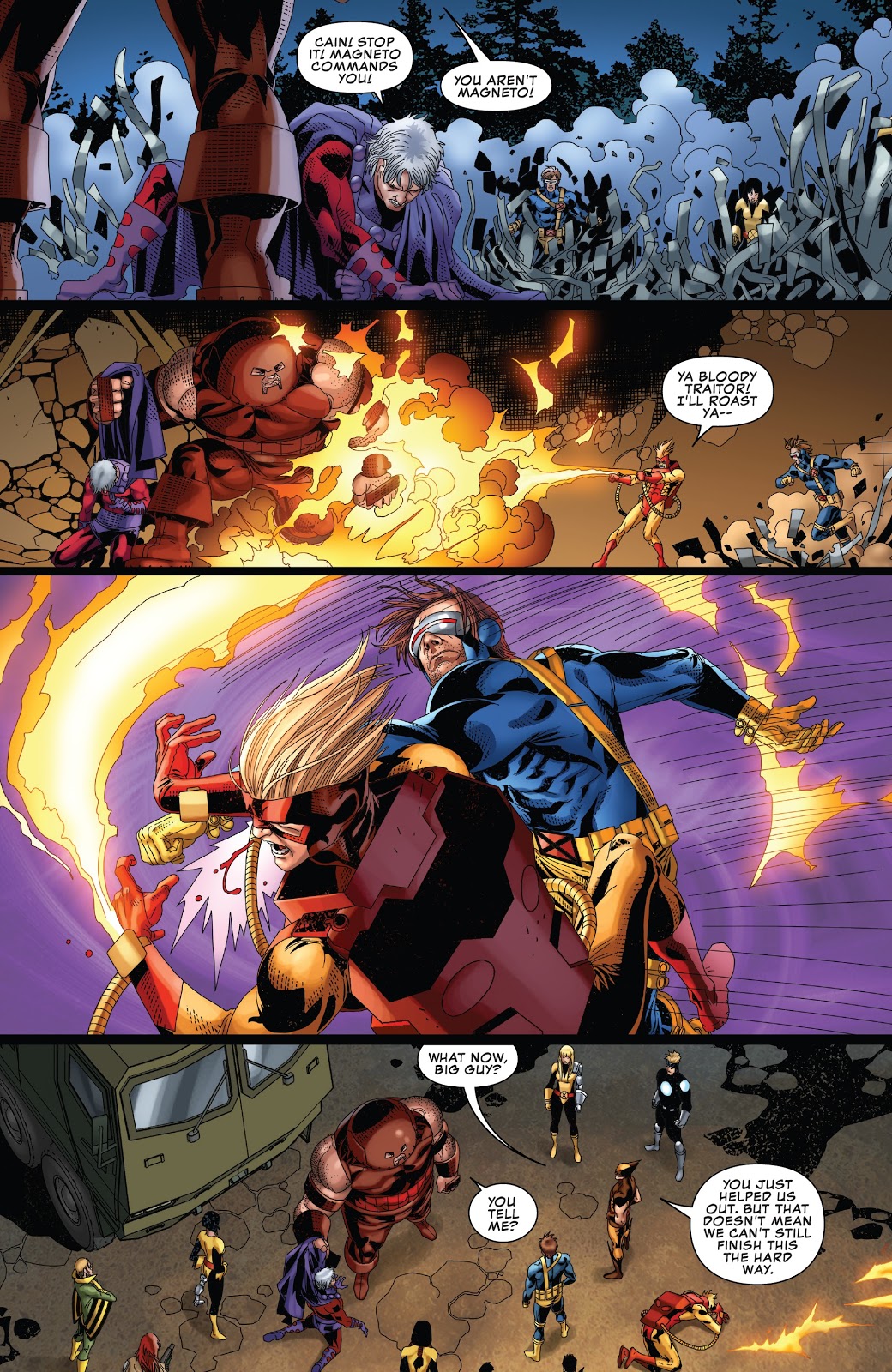 Kwannon Kills Magneto's Clone