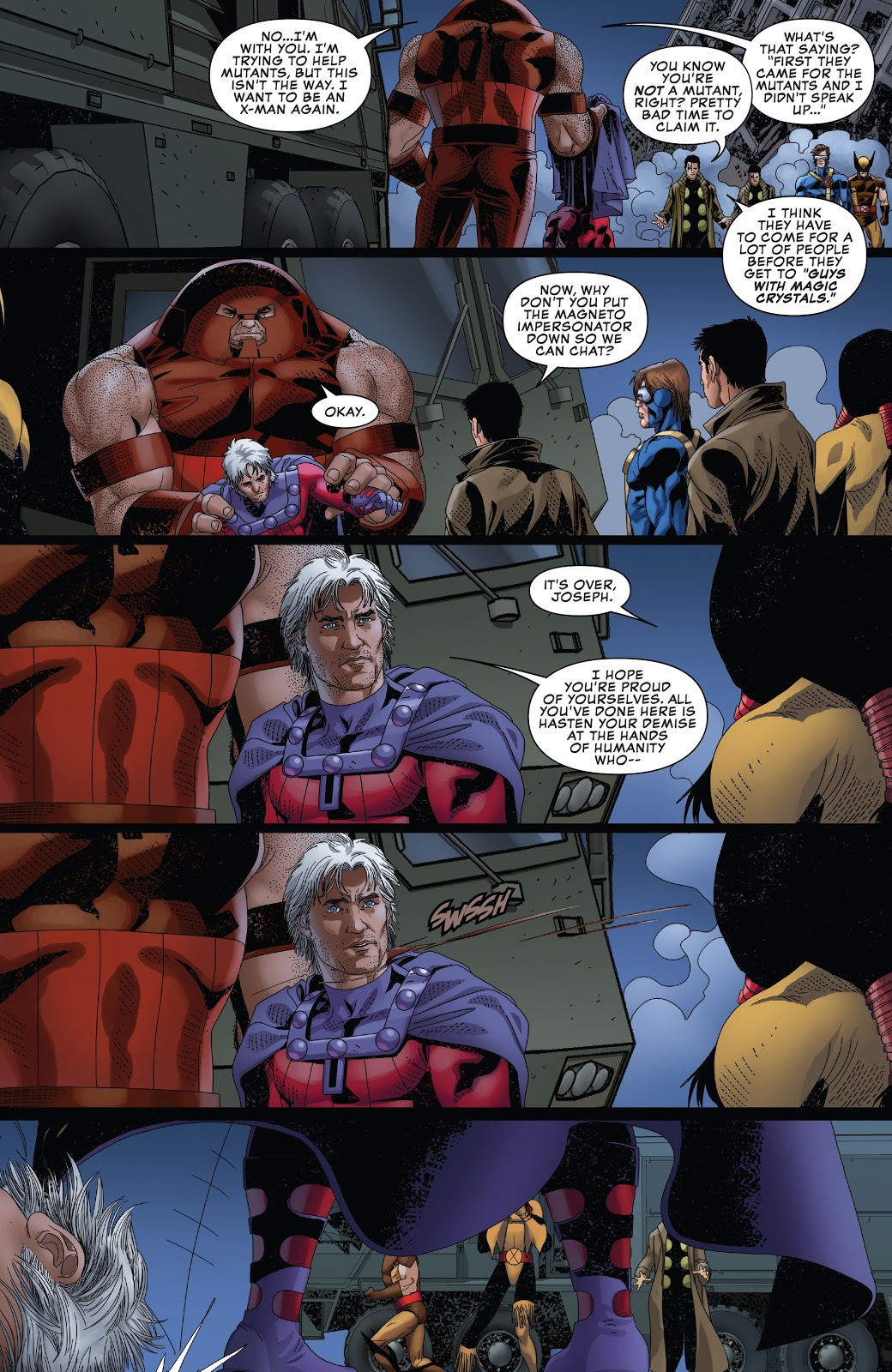 Kwannon Kills Magneto's Clone