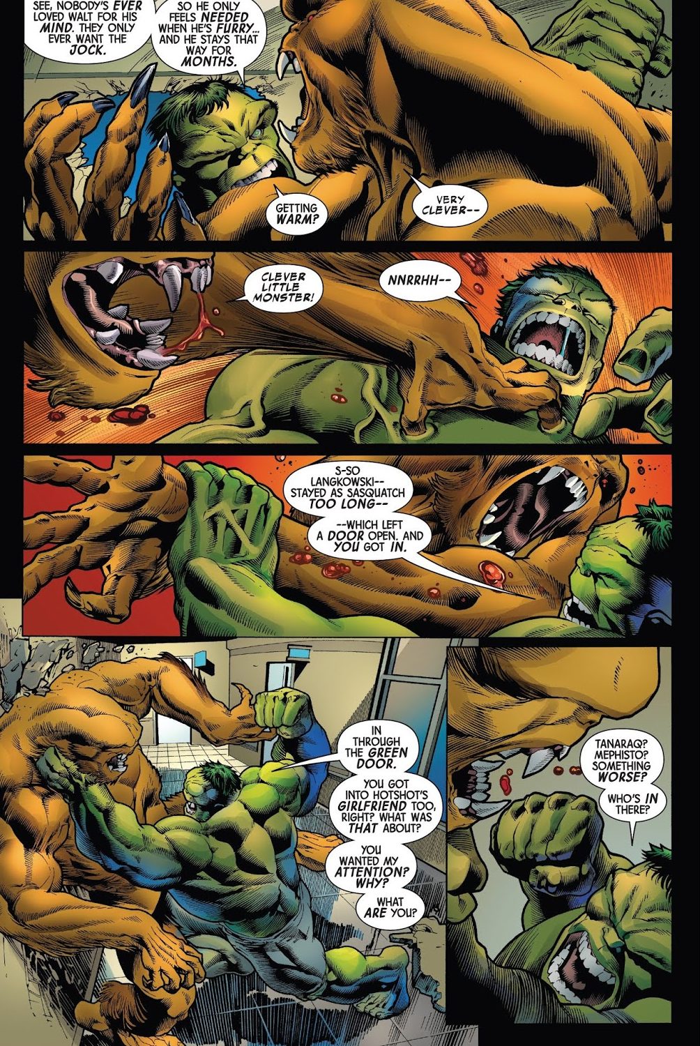 The Immortal Hulk VS Sasquatch
