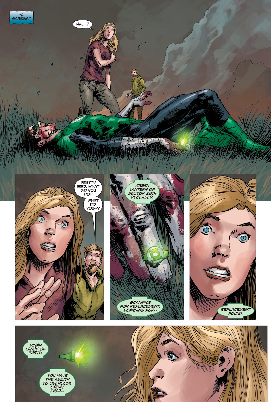Black Canary Kills Hal Jordan (DCeased) 