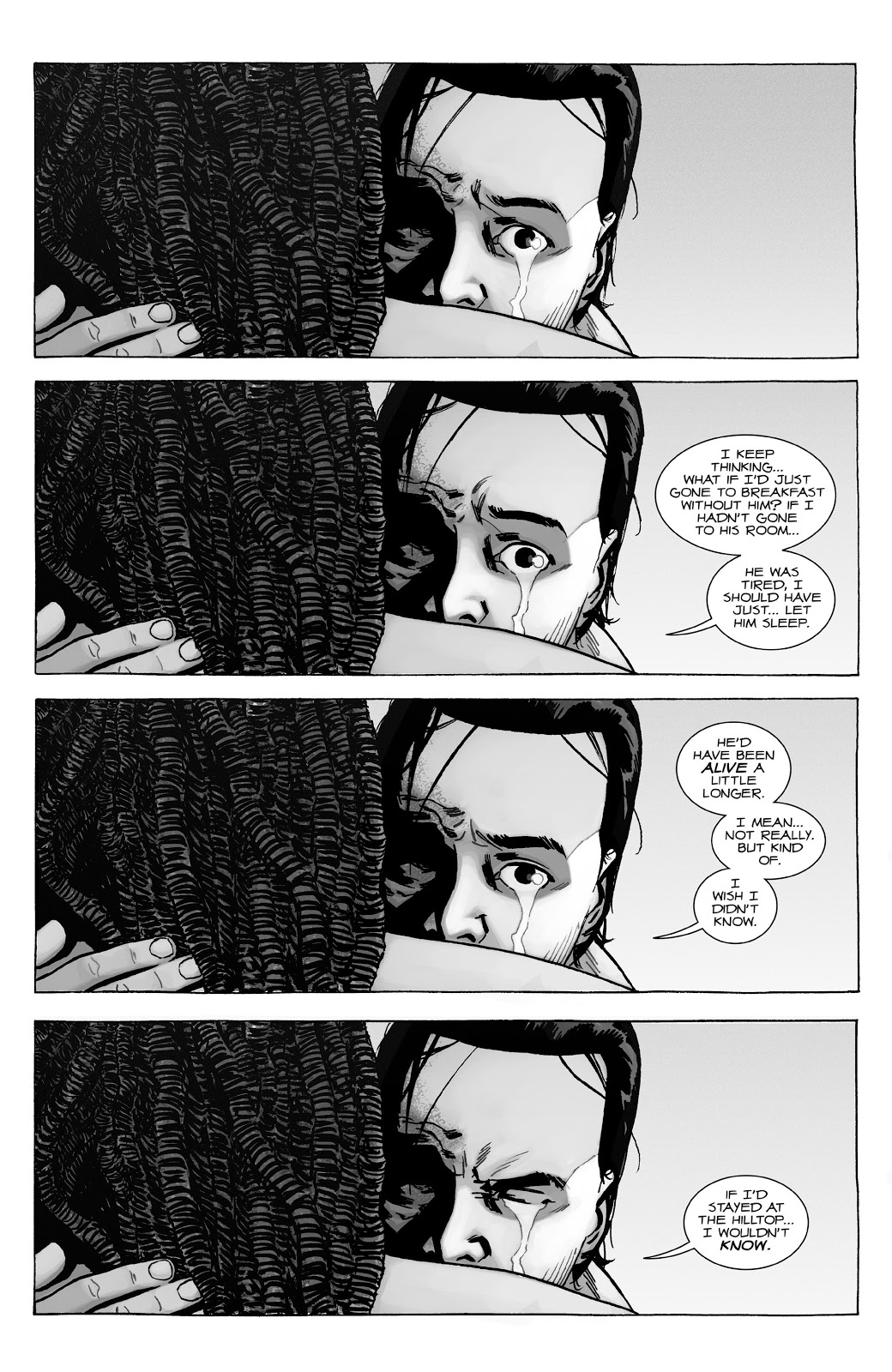 Carl Grimes Kills Zombie Rick Grimes The Walking Dead Comicnewbies