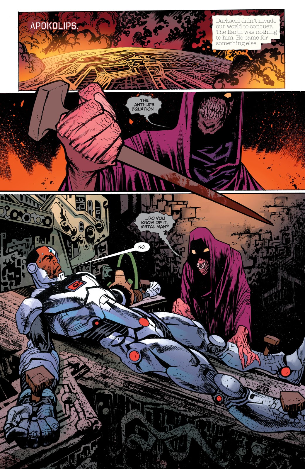Darkseid Commits Suicide (DCeased) 